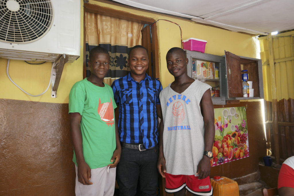 Lahai Kargbo, the director of Crossroads Sierra Leone, has welcomed orphaned boys into his home.