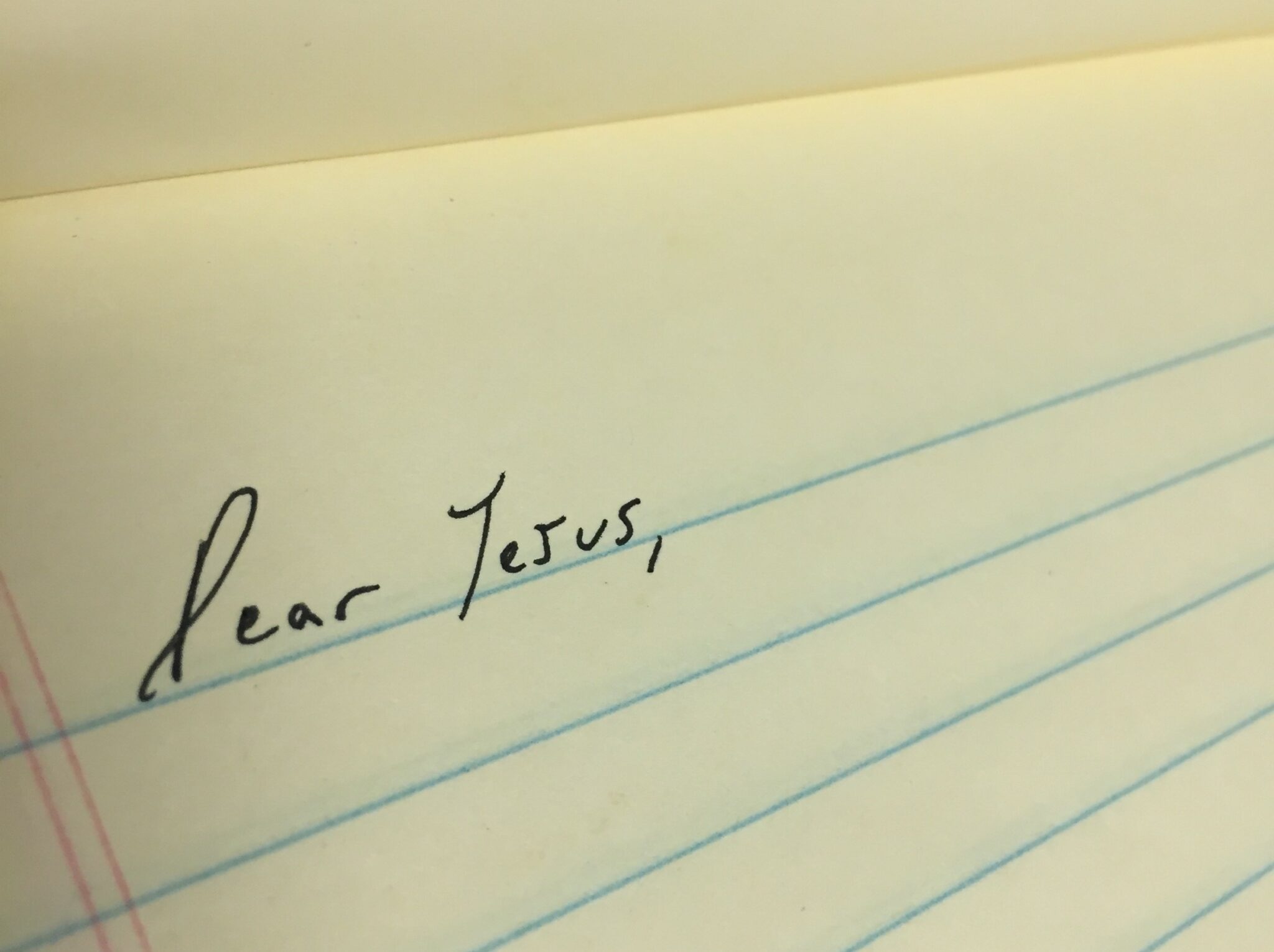 A Prisoner's Letter to Jesus