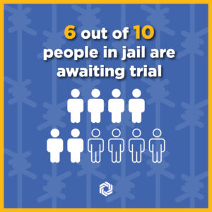 On any given day in America, over 555,000 people sit in pretrial detention.