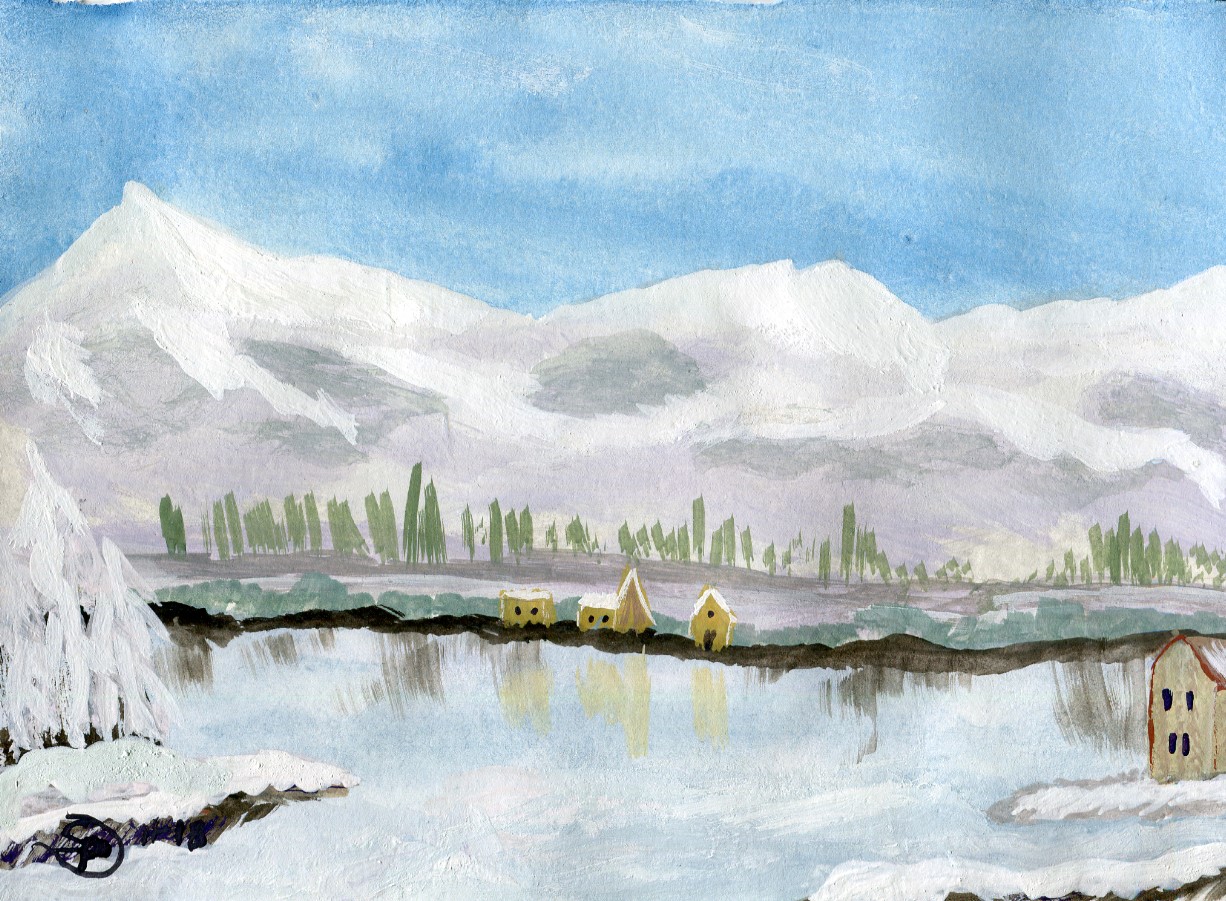 Steven D., a Crossroads student in Missouri, turned to painting during his imprisonment. Many of his paintings convey scenes from nature, and his work was featured on the Christmas card we mailed to our students in 2019.