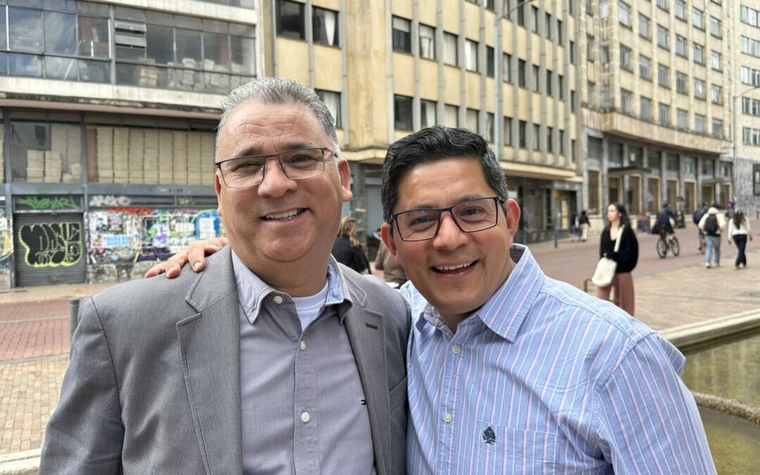 César Ceballos (left) and Hans Daza (right) in September 2023